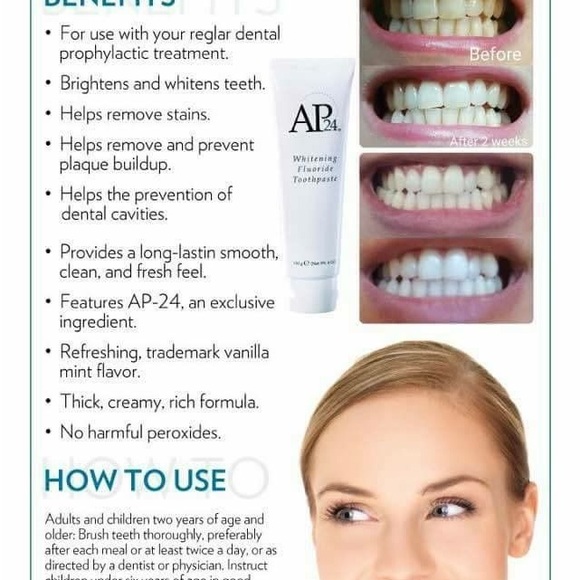 NU SKIN AP24 fluoride whitening toothpaste 4oz full size - Picture 2 of 10